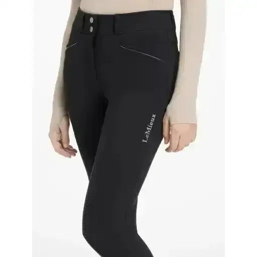 Lemieux Freya Pro Breeches Black-Breeches-Lemieux-Black-UK 6-Horsey Shopping