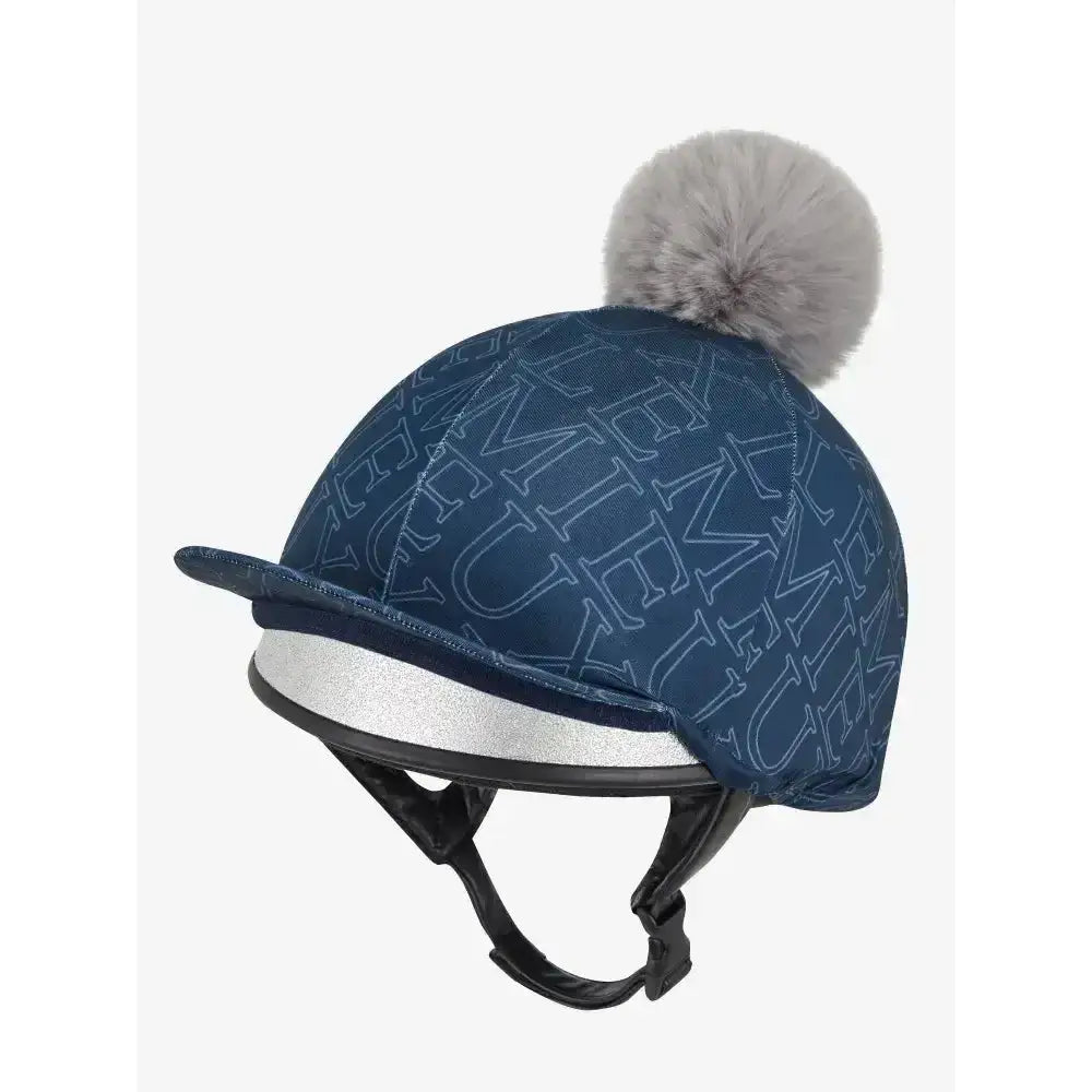 Lemieux Frieda Hat Silk Navy-Hat Silks-Lemieux-One Size-Horsey Shopping