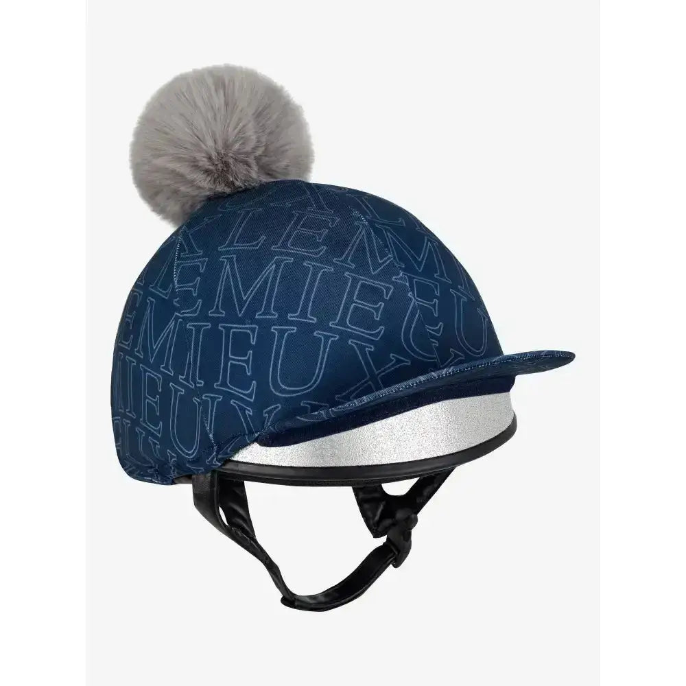 Lemieux Frieda Hat Silk Navy-Hat Silks-Lemieux-One Size-Horsey Shopping