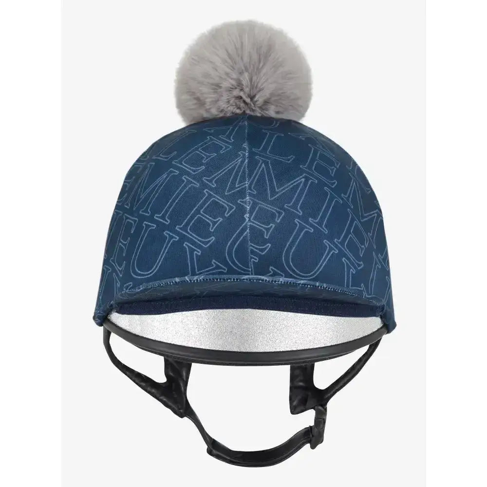 Lemieux Frieda Hat Silk Navy-Hat Silks-Lemieux-One Size-Horsey Shopping