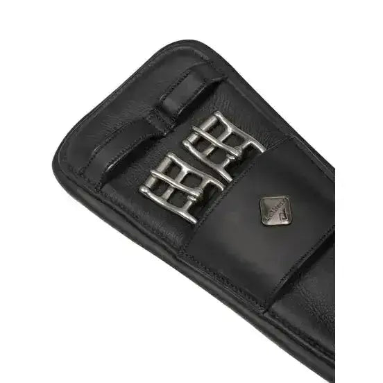 Lemieux Gel-Tek Anatomic Dressage Girth Black-Dressage Girths-Lemieux-45cm-Black-Horsey Shopping