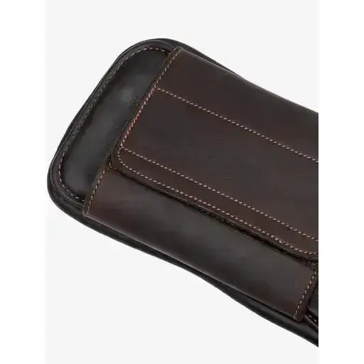 Lemieux Gel-Tek Anatomic Short Stud Girth with Magnet Brown-Stud Girths-Lemieux-45cm-Brown-Horsey Shopping