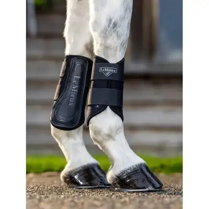Lemieux Grafter Brushing Boot Black-Brushing Boots-Lemieux-Small-Black-Horsey Shopping