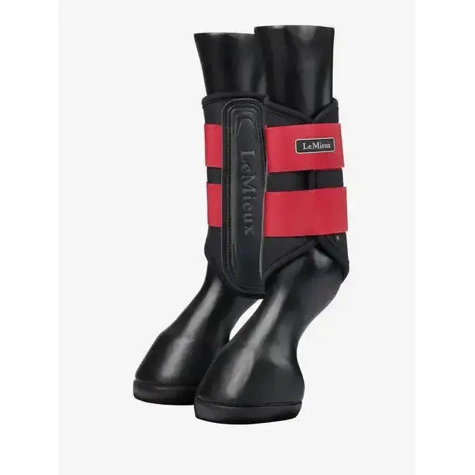 Lemieux Grafter Brushing Boot Chilli-Brushing Boots-Lemieux-Small-Chilli-Horsey Shopping
