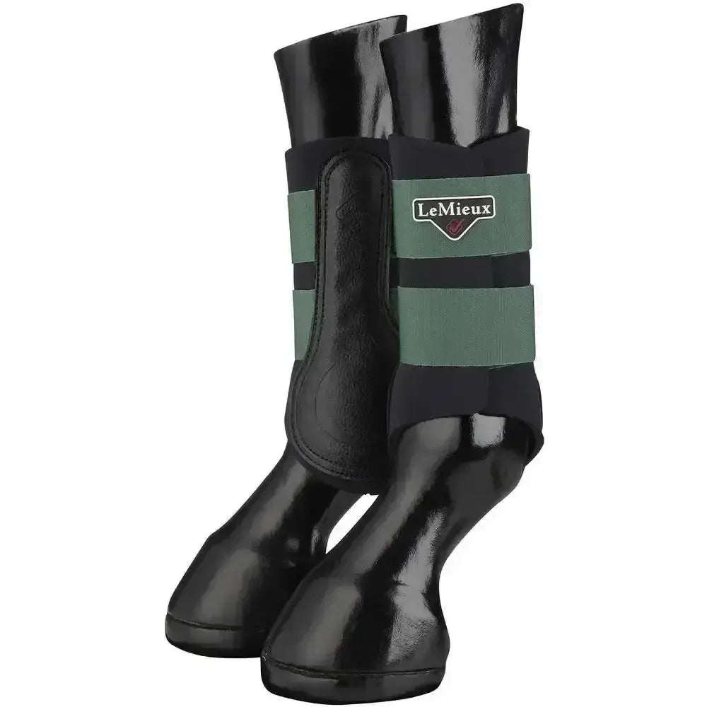 Lemieux Grafter Brushing Boot Hunter Green-Brushing Boots-Lemieux-Small-Hunter Green-Horsey Shopping
