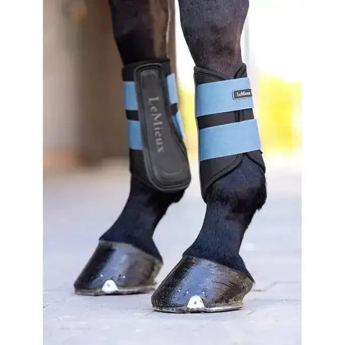 Lemieux Grafter Brushing Boot Ice Blue-Brushing Boots-Lemieux-Small-Ice Blue-Horsey Shopping