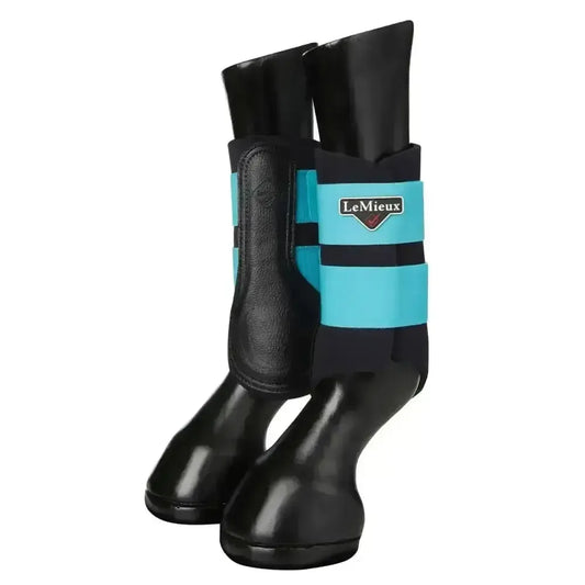 Lemieux Grafter Brushing Boots Azure-Brushing Boots-Lemieux-Azure-X Large-Horsey Shopping