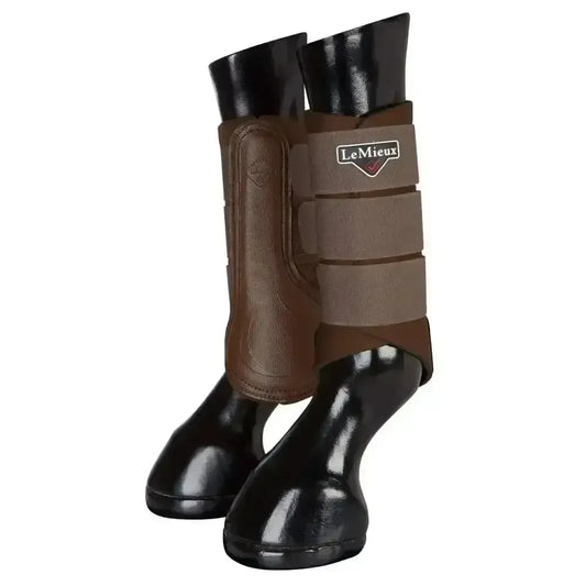 Lemieux Grafter Brushing Boots Brown-Brushing Boots-Lemieux-Brown-X Large-Horsey Shopping