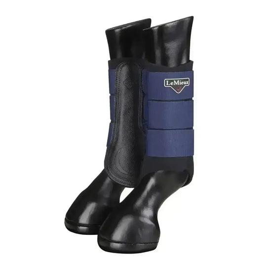 Lemieux Grafter Brushing Boots Ink Blue-Brushing Boots-Lemieux-Ink-X Large-Horsey Shopping