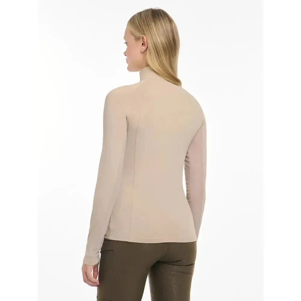 Lemieux Halle Lightweight Base Layer Almond-Base Layers-Lemieux-Almond-UK 10-Horsey Shopping