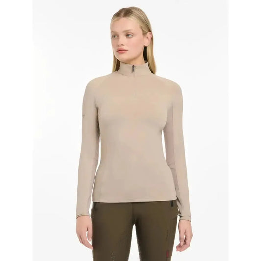 Lemieux Halle Lightweight Base Layer Almond-Base Layers-Lemieux-Almond-UK 10-Horsey Shopping