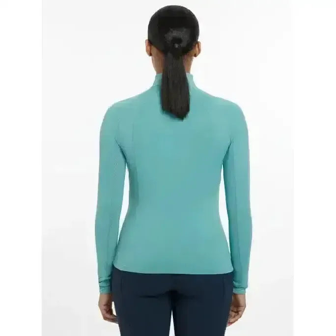 Lemieux Halle Lightweight Base Layer Lagoon-Base Layers-Lemieux-Lagoon-UK 6-Horsey Shopping