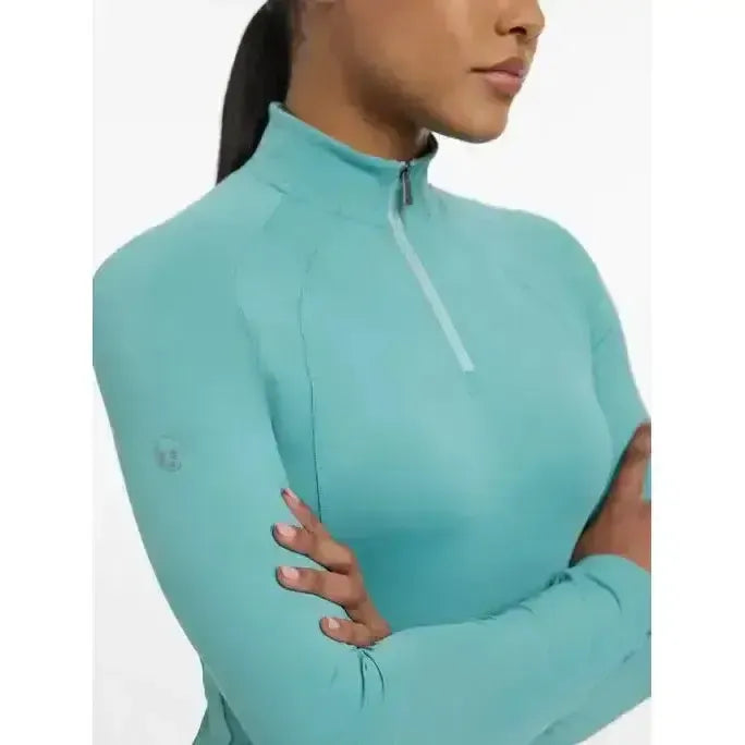 Lemieux Halle Lightweight Base Layer Lagoon-Base Layers-Lemieux-Lagoon-UK 6-Horsey Shopping