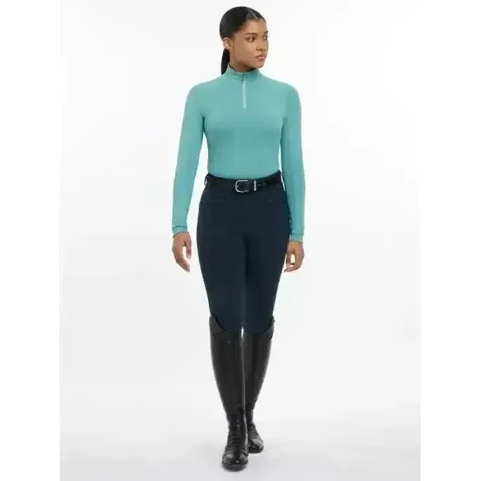 Lemieux Halle Lightweight Base Layer Lagoon-Base Layers-Lemieux-Lagoon-UK 6-Horsey Shopping