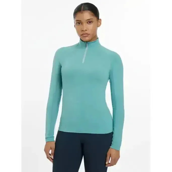 Lemieux Halle Lightweight Base Layer Lagoon-Base Layers-Lemieux-Lagoon-UK 6-Horsey Shopping