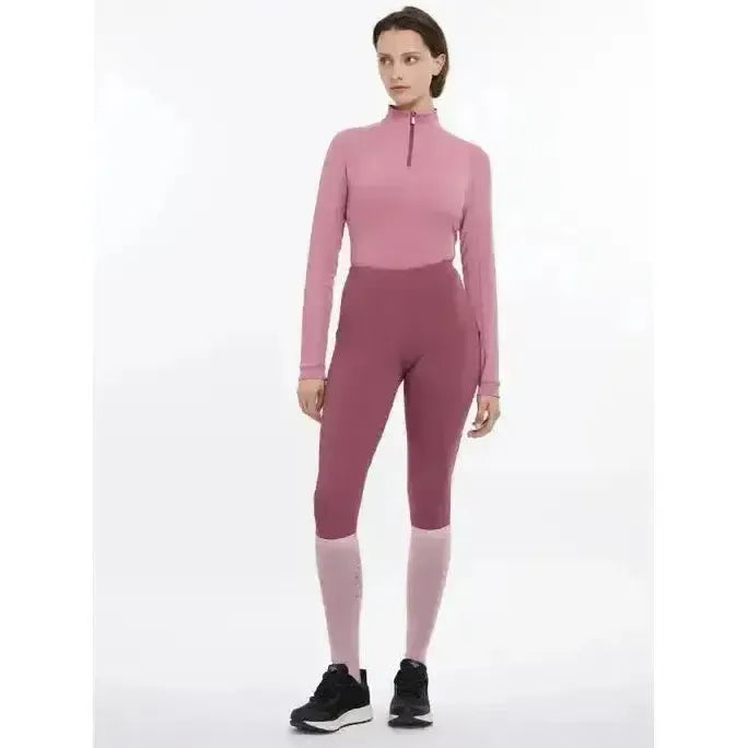 Lemieux Halle Lightweight Base Layer Peony-Base Layers-Lemieux-Peony-UK 6-Horsey Shopping
