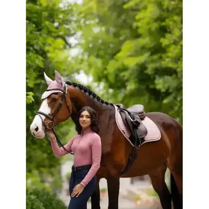 Lemieux Halle Lightweight Base Layer Peony-Base Layers-Lemieux-Peony-UK 6-Horsey Shopping