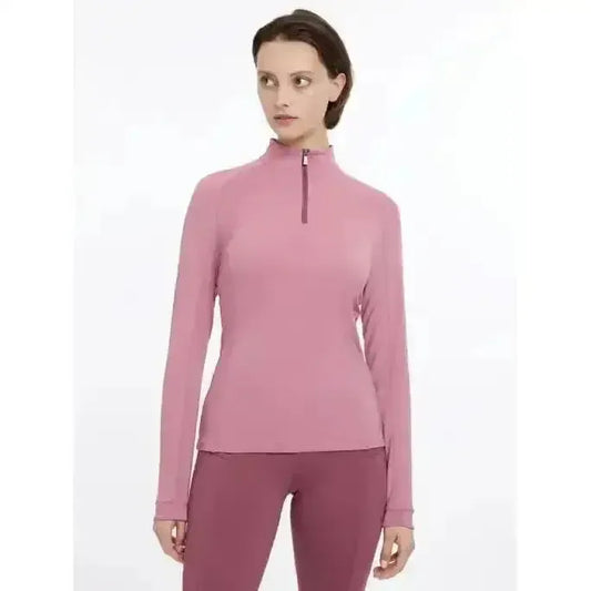 Lemieux Halle Lightweight Base Layer Peony-Base Layers-Lemieux-Peony-UK 6-Horsey Shopping