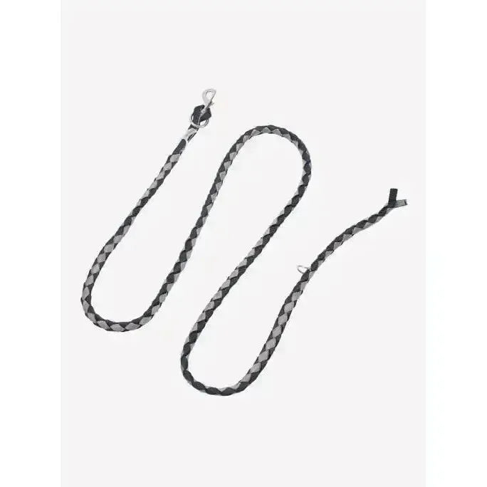 Lemieux Harlequin Leadrope Navy/Pecan-Lead Ropes-Lemieux-Navy/Pecan-One Size-Horsey Shopping
