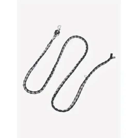 Lemieux Harlequin Leadrope Navy/Pecan-Lead Ropes-Lemieux-Navy/Pecan-One Size-Horsey Shopping
