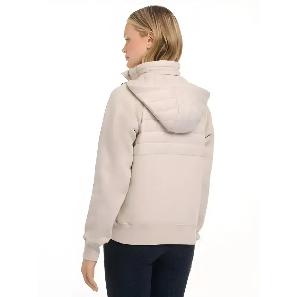 Lemieux Harley Hybrid Hoodie Stone-Hoodies-Lemieux-UK 10-Stone-Horsey Shopping