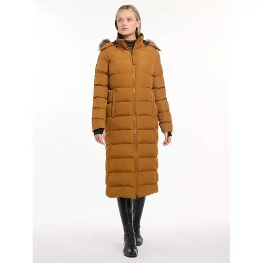 Lemieux Harper Longline Puffer Coat Ginger UK 6 Ginger Coats & Jackets