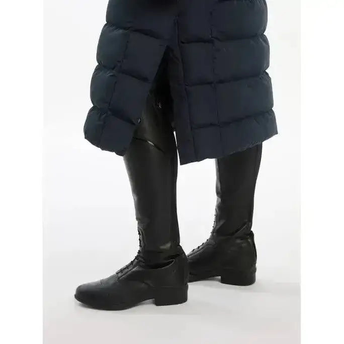Lemieux Harper Longline Puffer Coat Navy-Puffer Jackets-Lemieux-UK 6-Navy-Horsey Shopping