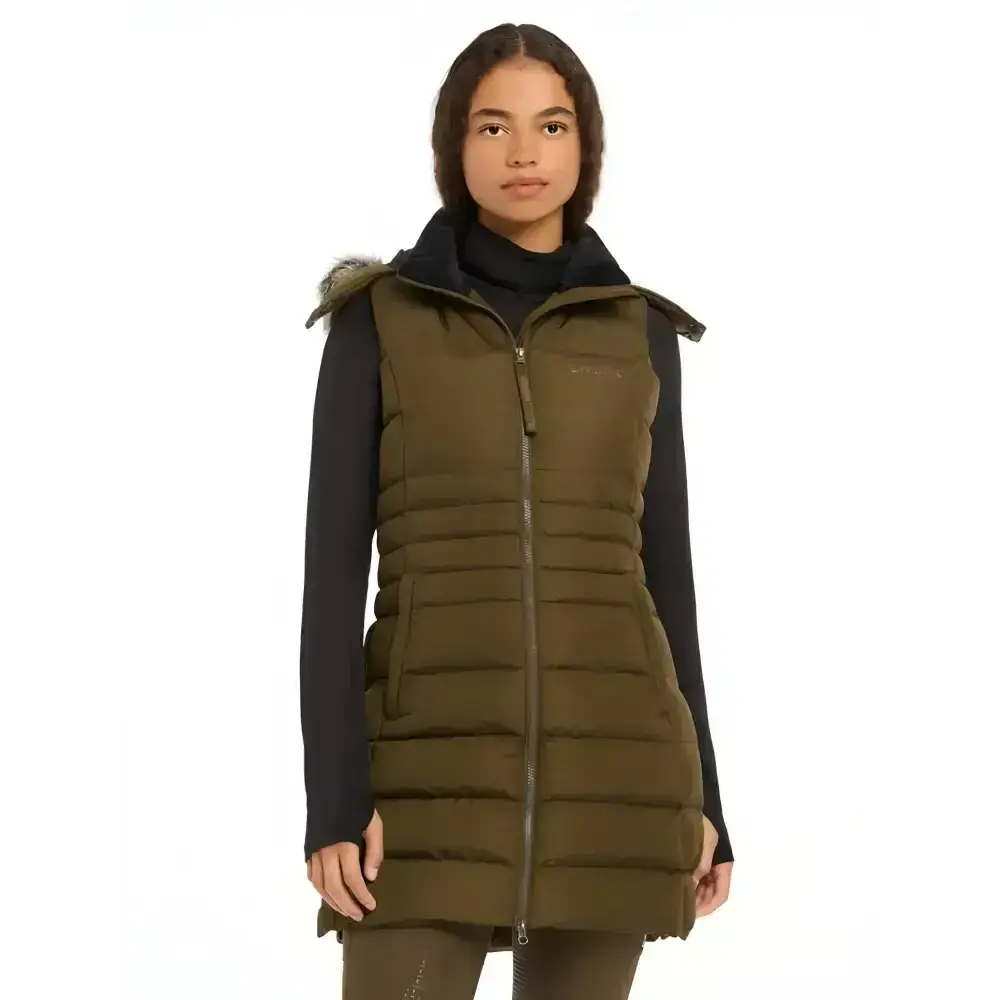 Lemieux Harper Longline Puffer Gilet Alpine-Puffer Jackets-Lemieux-UK 6-Alpine-Horsey Shopping
