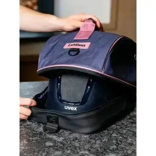 Lemieux Hat Box Dusk Blue-Riding Hat Bags-Lemieux-Dusk Blue-One Size-Horsey Shopping