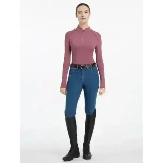 Lemieux Heyden Lightweight Base Layer Rosewood-Base Layers-Lemieux-Rosewood-UK 6-Horsey Shopping