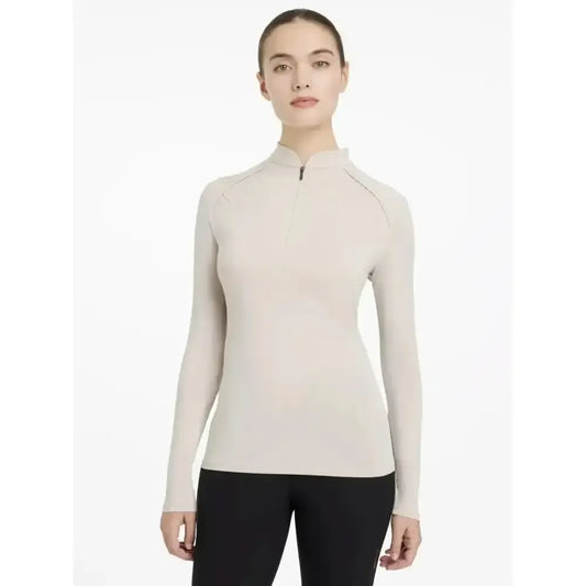 Lemieux Heyden Lightweight Base Layer Stone-Base Layers-Lemieux-Stone-UK 6-Horsey Shopping