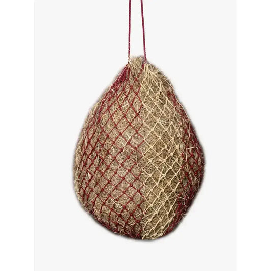 Lemieux Hippo Hay Nets Burgundy / Beige-Haynets-Lemieux-6kg-Horsey Shopping