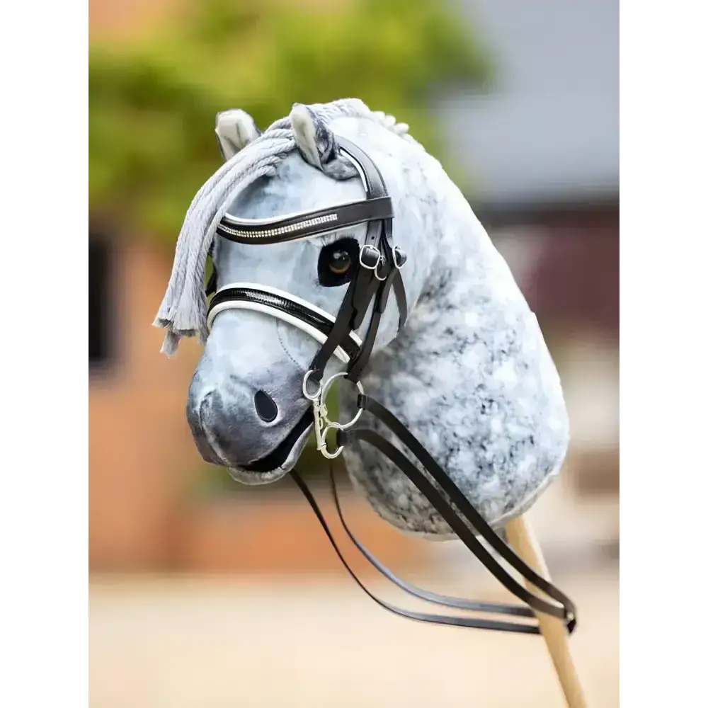 Lemieux Hobby Horse Double Bridle Black-Toy Hobby Horse-Lemieux-Horsey Shopping