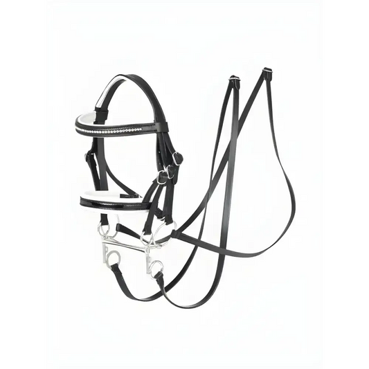 Lemieux Hobby Horse Double Bridle Black-Toy Hobby Horse-Lemieux-Horsey Shopping