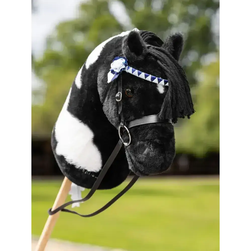 Lemieux Hobby Horse Showing Bridle Black-Toy Hobby Horse-Lemieux-Black-Horsey Shopping
