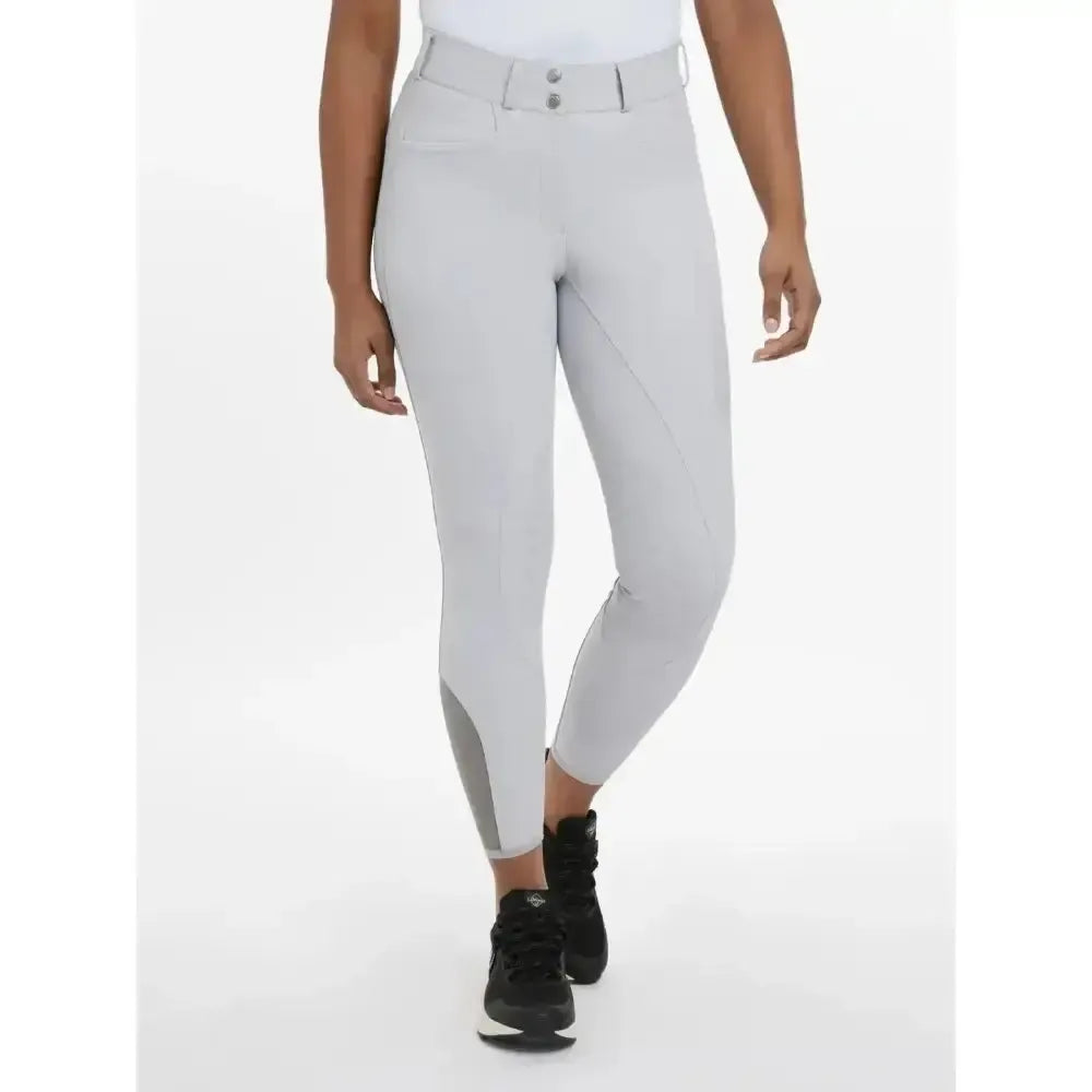 Lemieux Imogen Knee Grip Breeches Light Grey-Breeches-Lemieux-Light Grey-UK 6-Horsey Shopping