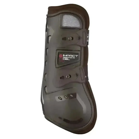 Lemieux Impact Responsive Gel Tendon Boots - Brown-Tendon Boots-Lemieux-Medium-Horsey Shopping