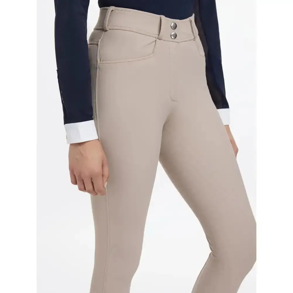 Lemieux Isabelle Full Seat Breeches Almond-Breeches-Lemieux-Almond-UK 6-Horsey Shopping