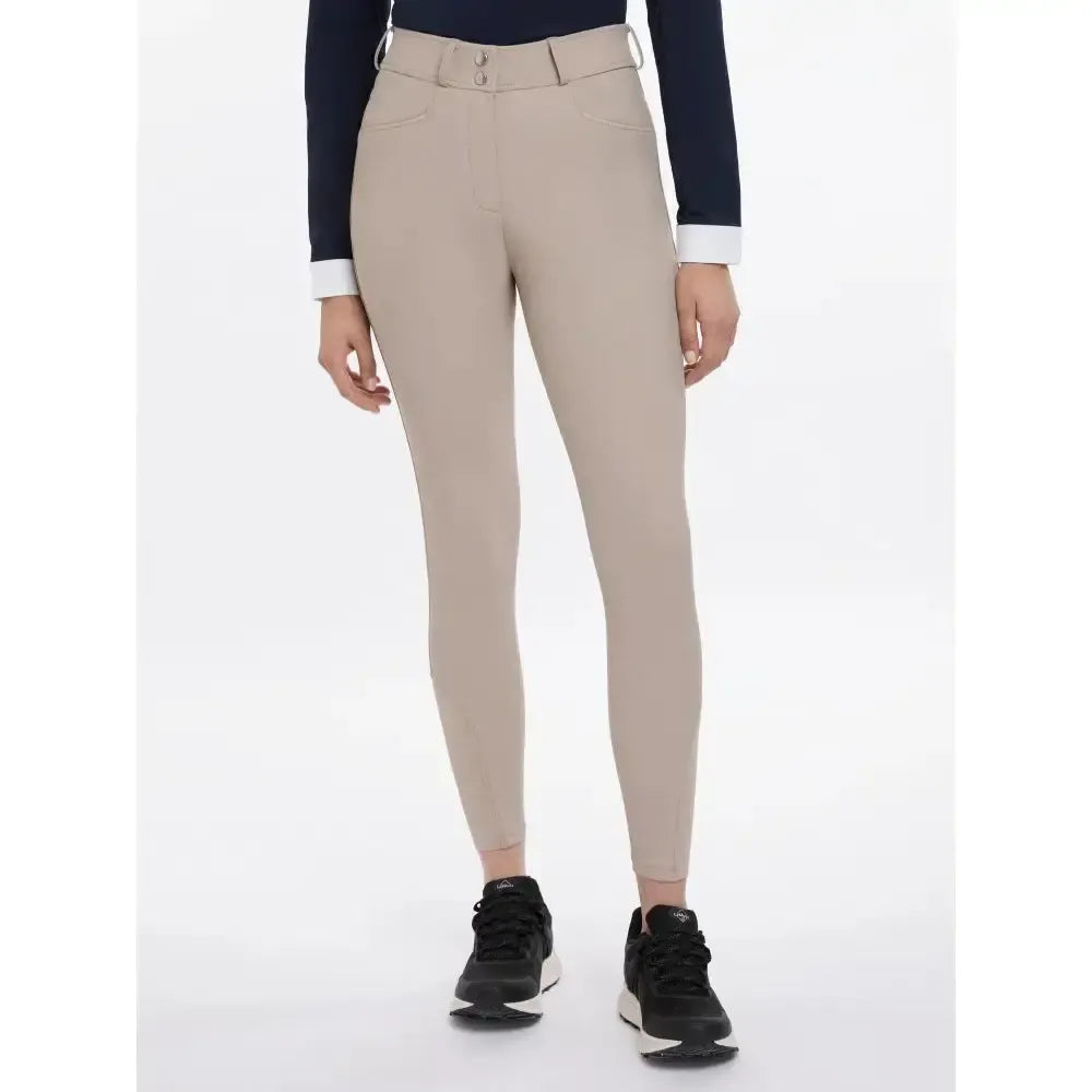 Lemieux Isabelle Full Seat Breeches Almond-Breeches-Lemieux-Almond-UK 6-Horsey Shopping