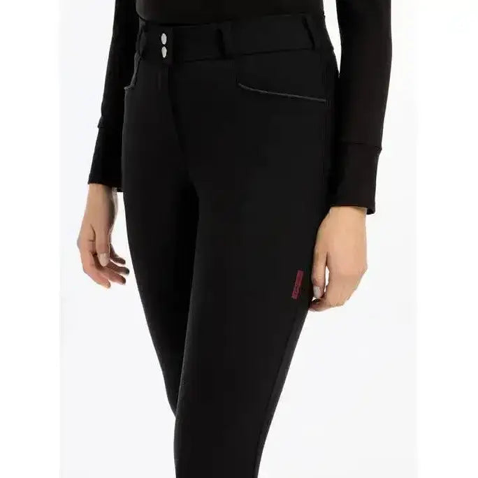 Lemieux Isabelle Full Seat Breeches Black-Breeches-Lemieux-UK 6-Black-Horsey Shopping
