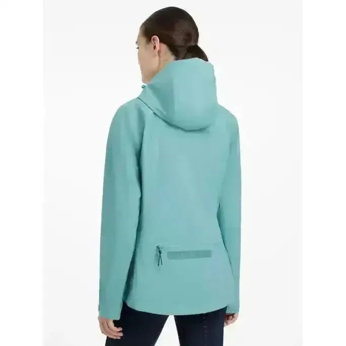 Lemieux Isla Short Waterproof Jacket Lagoon-Outdoor Coats & Jackets-Lemieux-Lagoon-UK 6-Horsey Shopping