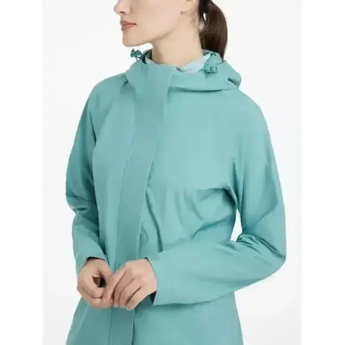 Lemieux Isla Short Waterproof Jacket Lagoon-Outdoor Coats & Jackets-Lemieux-Lagoon-UK 6-Horsey Shopping