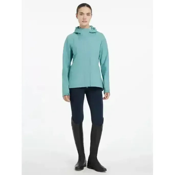 Lemieux Isla Short Waterproof Jacket Lagoon-Outdoor Coats & Jackets-Lemieux-Lagoon-UK 6-Horsey Shopping
