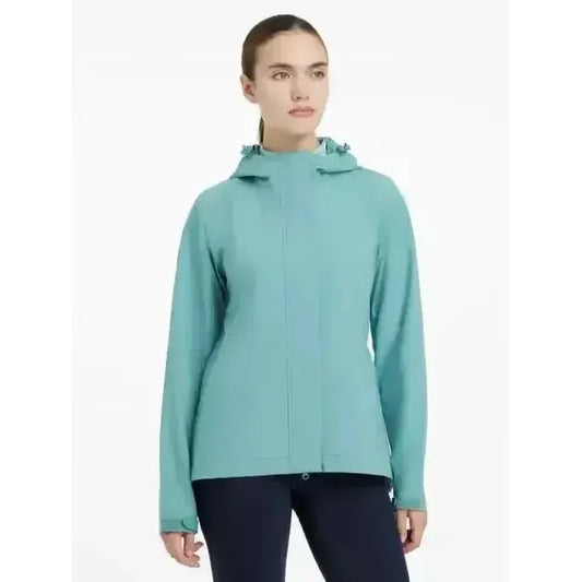 Lemieux Isla Short Waterproof Jacket Lagoon-Outdoor Coats & Jackets-Lemieux-Lagoon-UK 6-Horsey Shopping