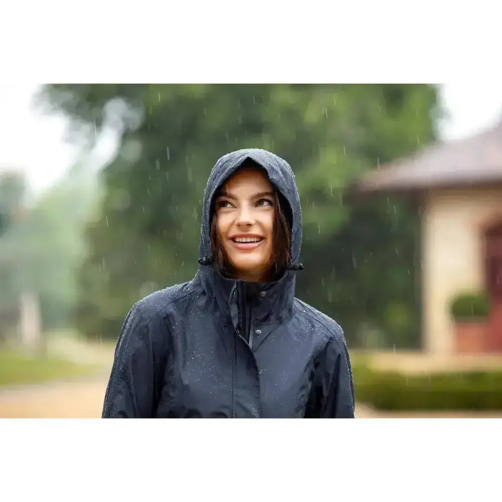 Lemieux Isla Short Waterproof Jacket Navy-Outdoor Coats & Jackets-Lemieux-6-Horsey Shopping