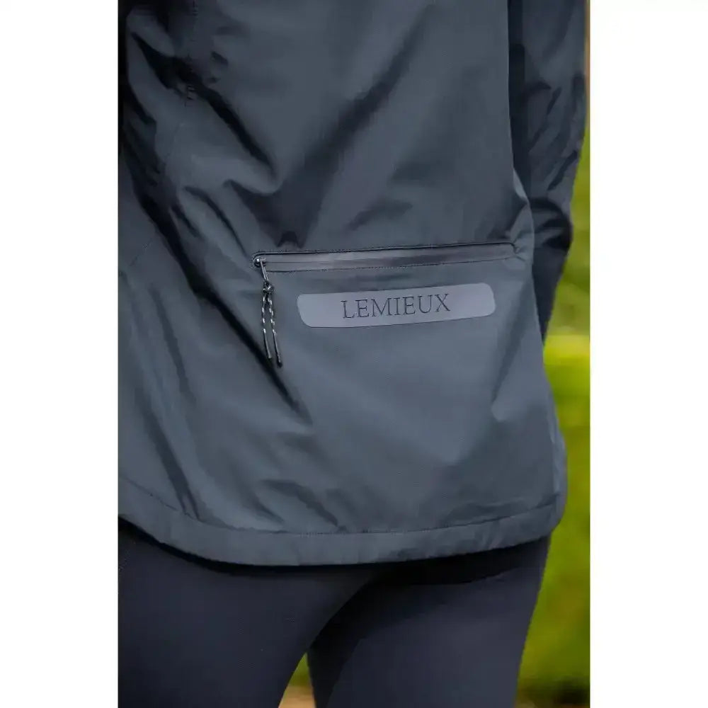 Lemieux Isla Short Waterproof Jacket Navy-Outdoor Coats & Jackets-Lemieux-6-Horsey Shopping