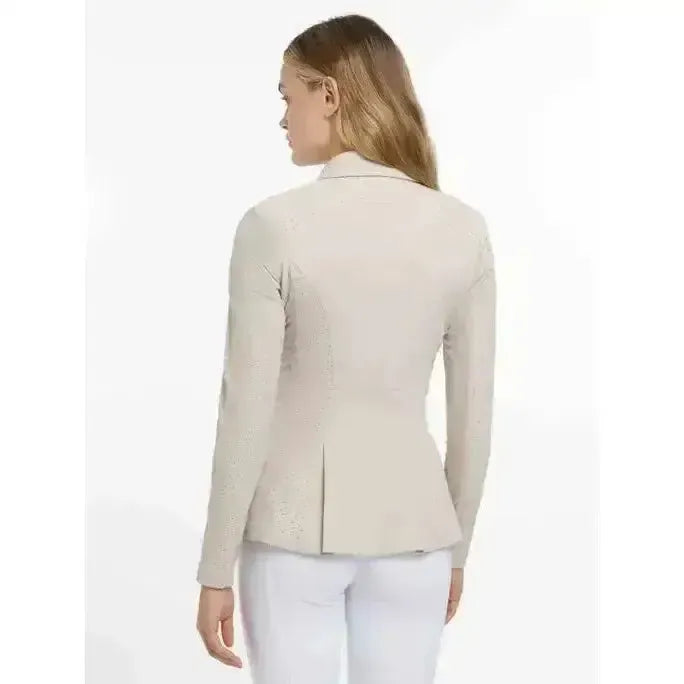 Lemieux Jessica Mesh Show Jacket Stone-Show Jackets-Lemieux-Stone-UK 6-Horsey Shopping