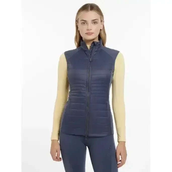 Lemieux Juliette Gilet Dusk Blue-Gilets & Bodywarmers-Lemieux-Dusk Blue-UK 6-Horsey Shopping