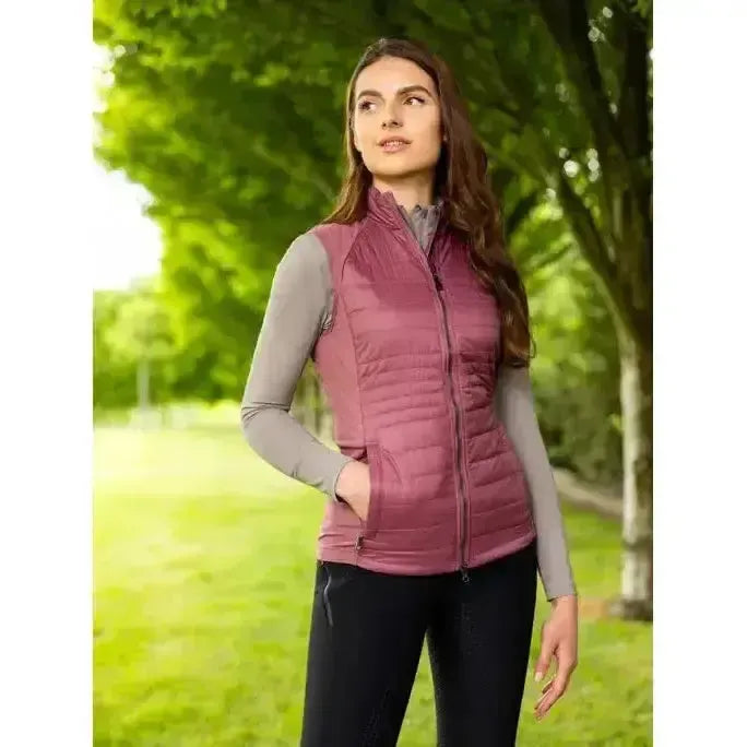 Lemieux Juliette Gilet Rosewood-Gilets & Bodywarmers-Lemieux-Rosewood-UK 6-Horsey Shopping
