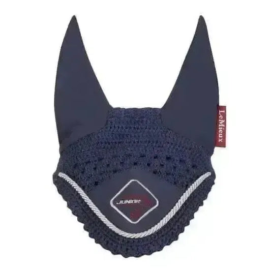 Lemieux Junior Pro Fly Hood Navy-Horse Ear Bonnets-Lemieux-Navy-Small-Horsey Shopping